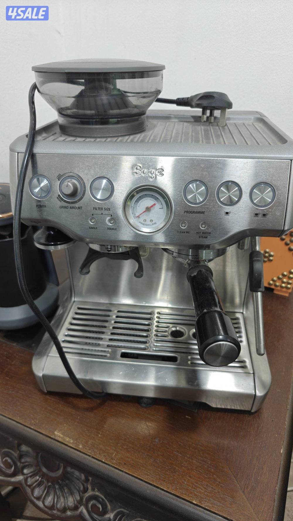 sage barista express coffee machine0
