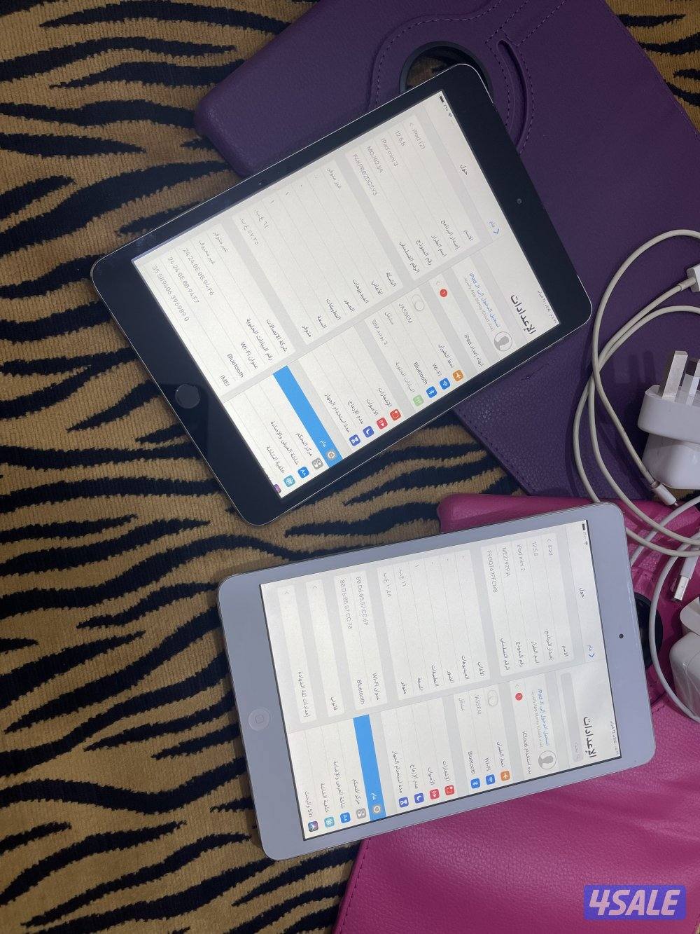 ايبادين ابل ميني 3 ثري 64 قيقا وميني 2 تو 16 قيقا مع الاغراض2