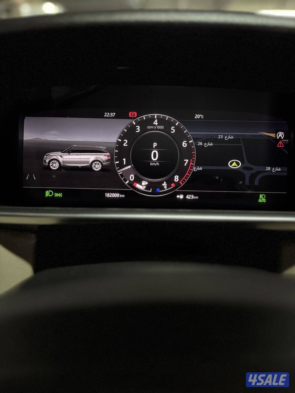 رنج روفر سيورت ٦ سلندر سوبر جارجر موديل ٢٠١٨ اللون ابيض موديل ٢٠١٨8