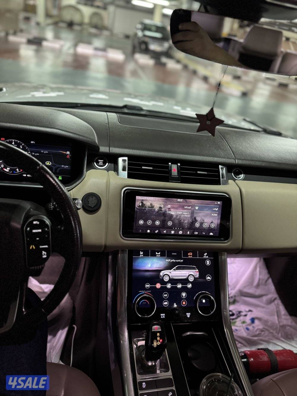 رنج روفر سيورت ٦ سلندر سوبر جارجر موديل ٢٠١٨ اللون ابيض موديل ٢٠١٨9