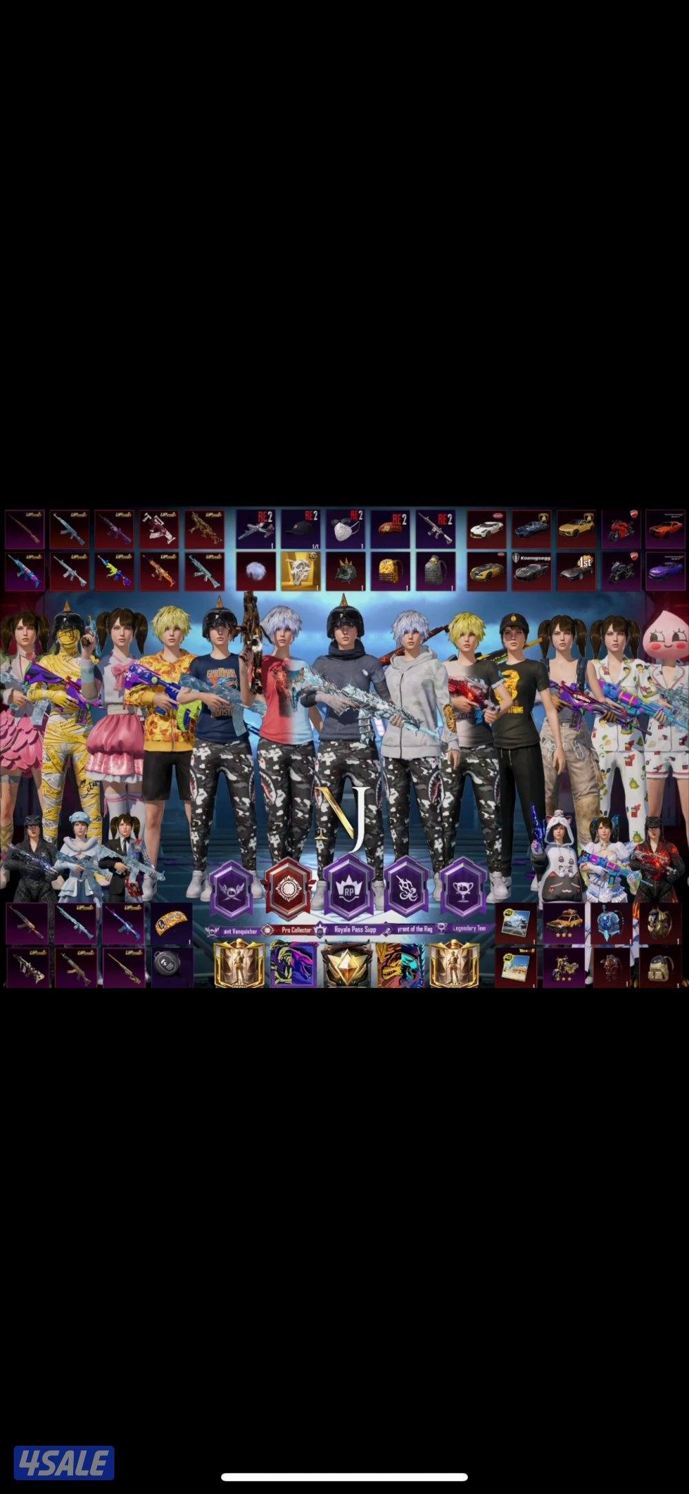 للبيع حساب ببجي0