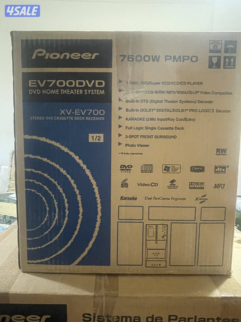 7500W PMPO EV700DVD2