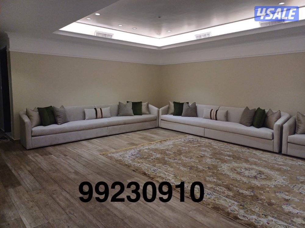 تنجيد وتفصيل ديوانيات ومساند ومطارح وكنب وجلسات وكل الستاير وسجاد14