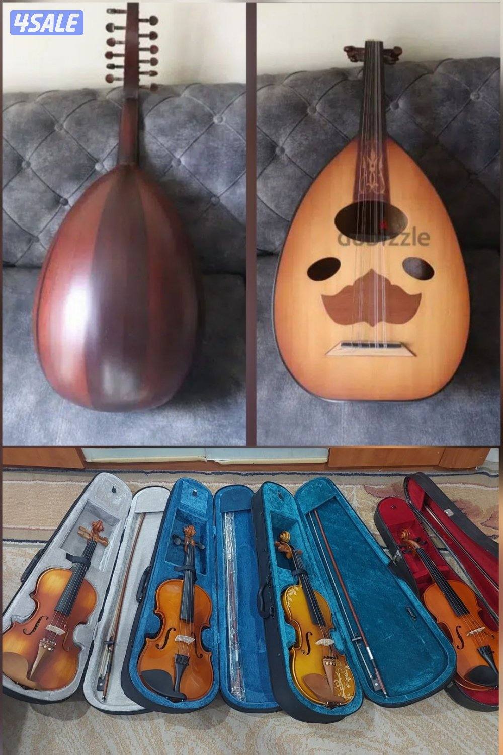 عود كوكب الشرق و4 كمنجات0