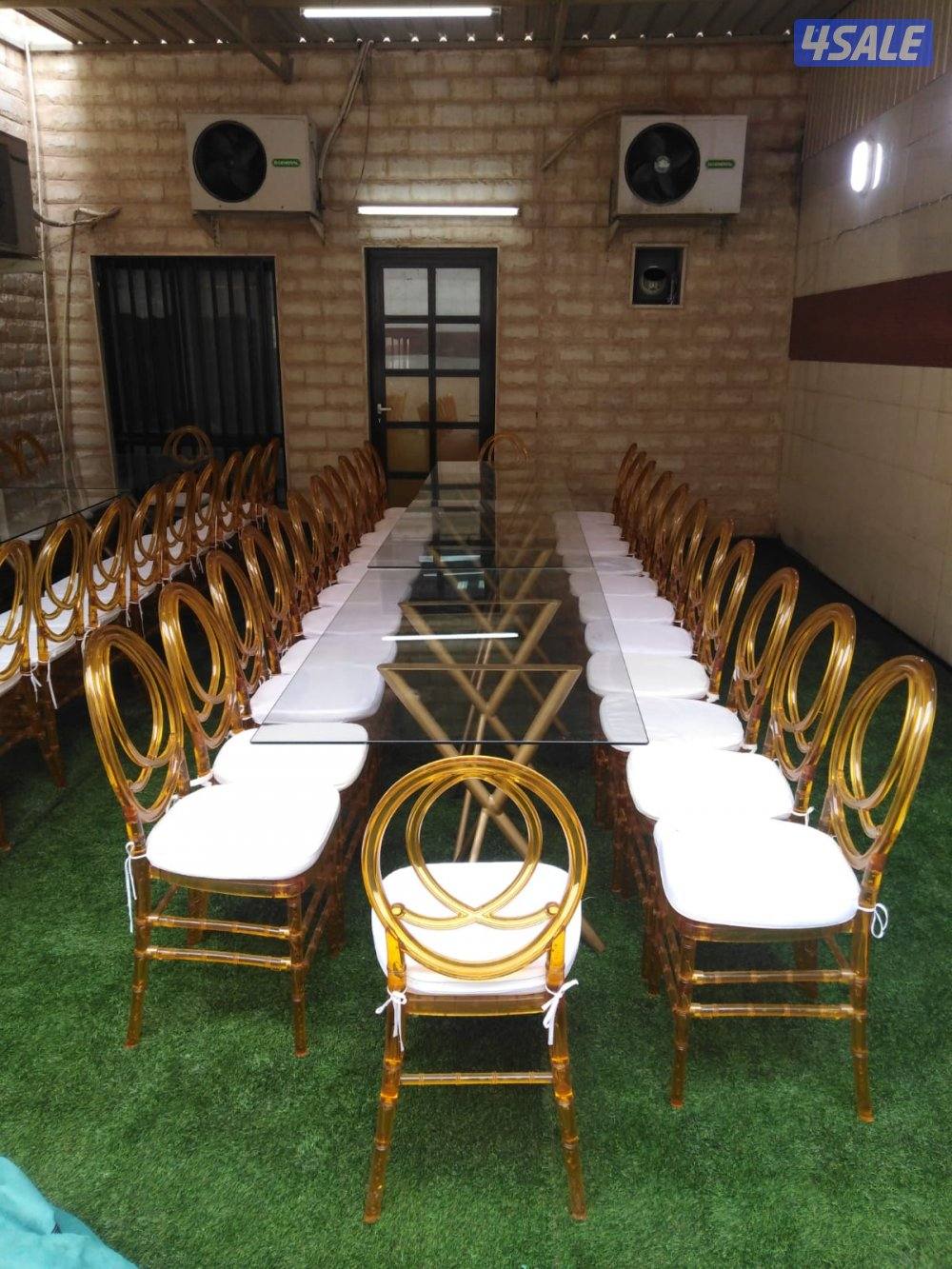 تأجير كراسي وطاولات وزينه وخدمات ضيافة وجميع مستلزمات الأفراح2