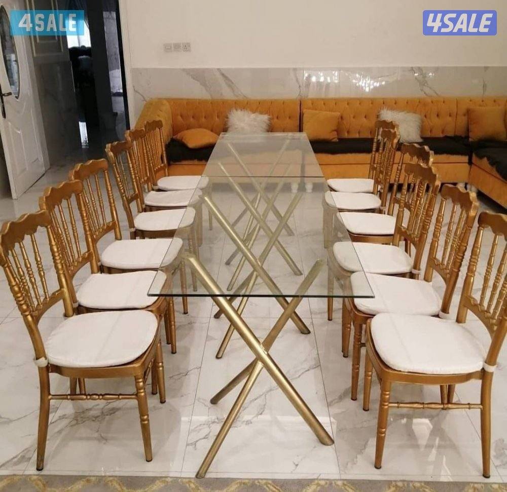 تأجير كراسي وطاولات وزينه وخدمات ضيافة وجميع مستلزمات الأفراح5