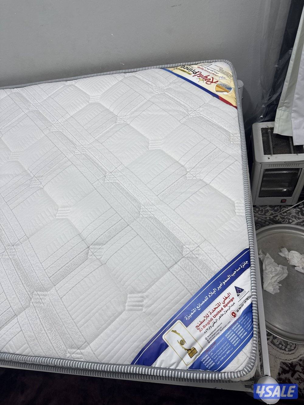 مرتبة البغلي متوسطة صلابة  جديده فاتوره شراء ١١٥  ٢٠ يوم حجم 190-1201