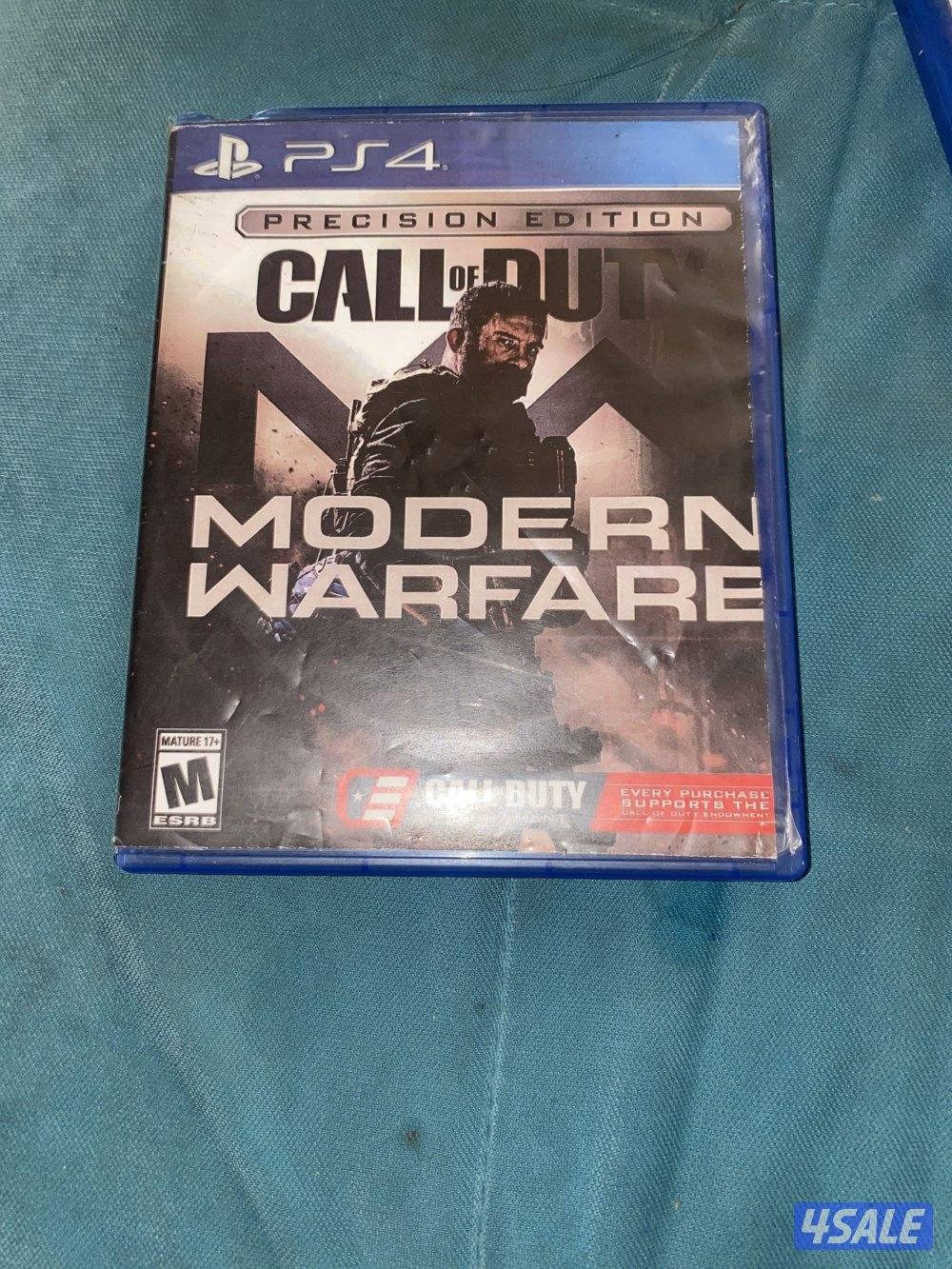 للبيع call of duty modern warfare 1على السوني ٤ حاله جيده0