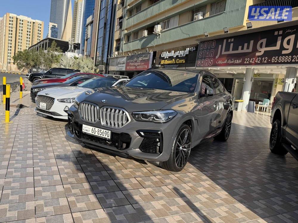 بي ام X6 موديل 2022 صبغ وكالة تحت الكفالة سيرفيس منتظم كامل المواصفات0