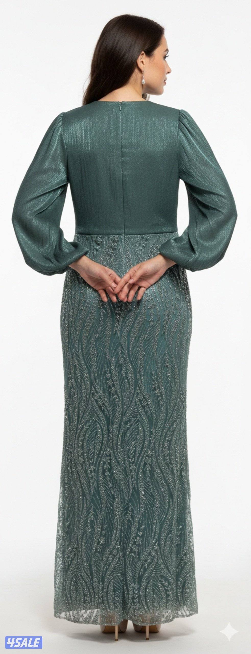 فستان سهرة جديد تطريز راقي0