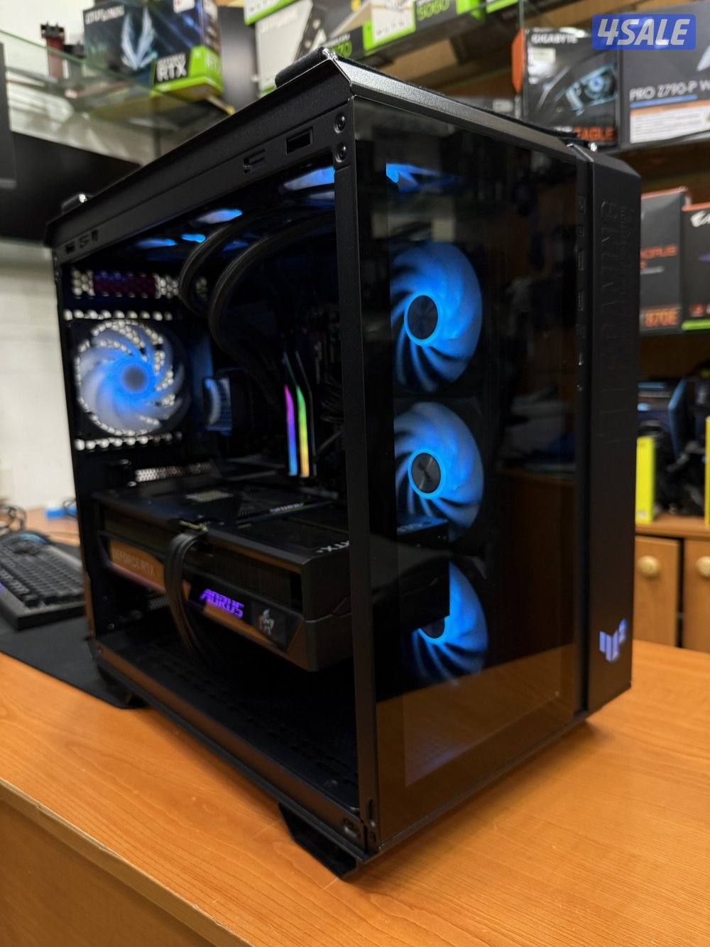 AMD RYZEN 9-9950x3d,aorus master RTX50901