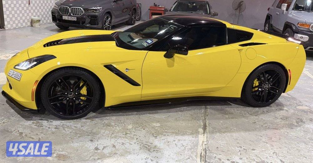 كورفيت c7 قير عادي بحاله نادره عداد 69 شرط الفحص بحاله الوكاله2