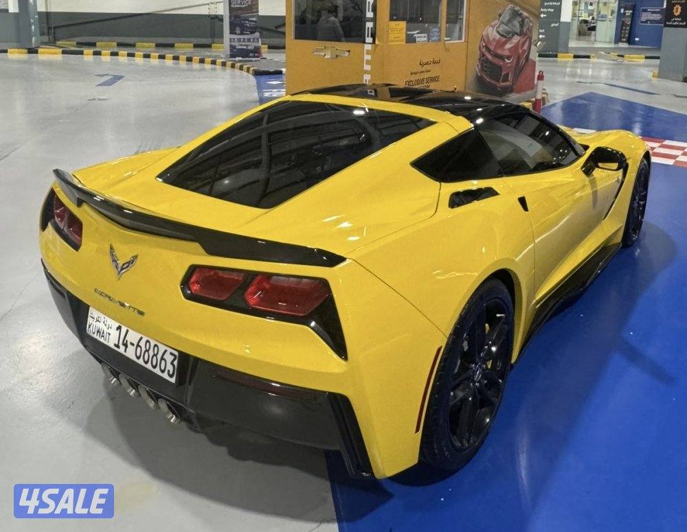 كورفيت c7 قير عادي بحاله نادره عداد 69 شرط الفحص بحاله الوكاله3