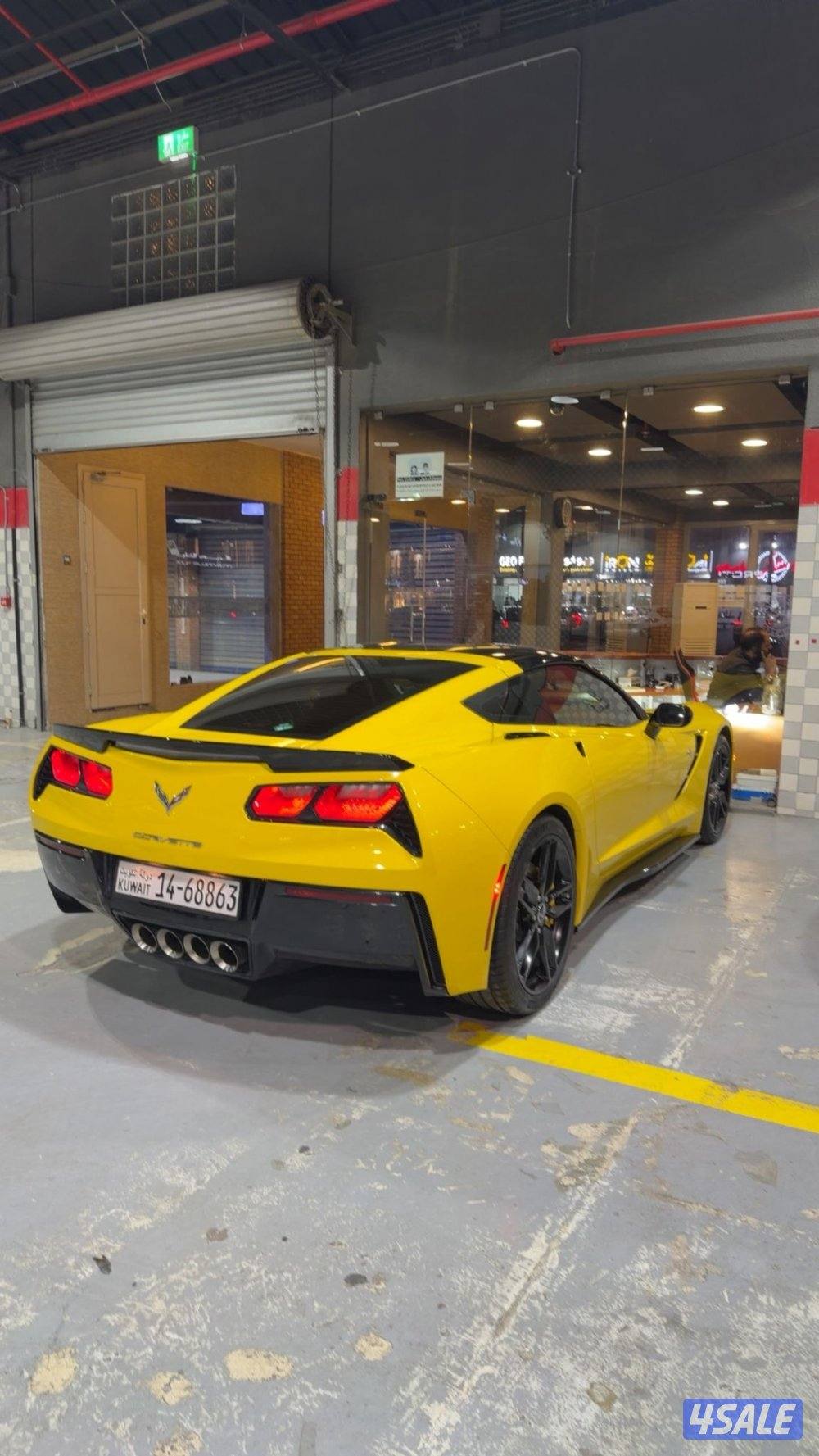 كورفيت c7 قير عادي بحاله نادره عداد 69 شرط الفحص بحاله الوكاله5