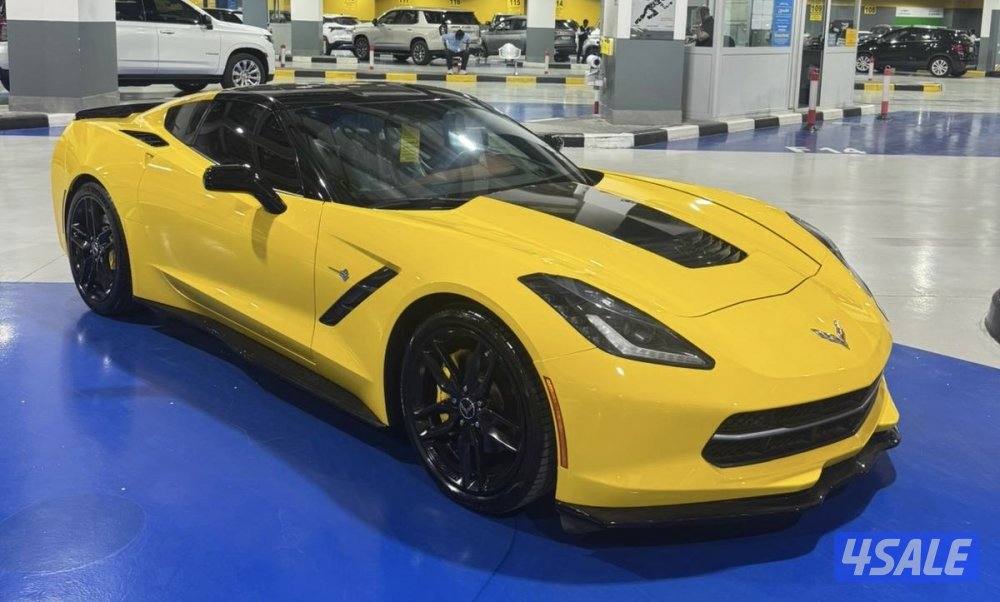 كورفيت c7 قير عادي بحاله نادره عداد 69 شرط الفحص بحاله الوكاله6