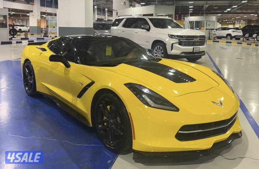 كورفيت c7 قير عادي بحاله نادره عداد 69 شرط الفحص بحاله الوكاله8