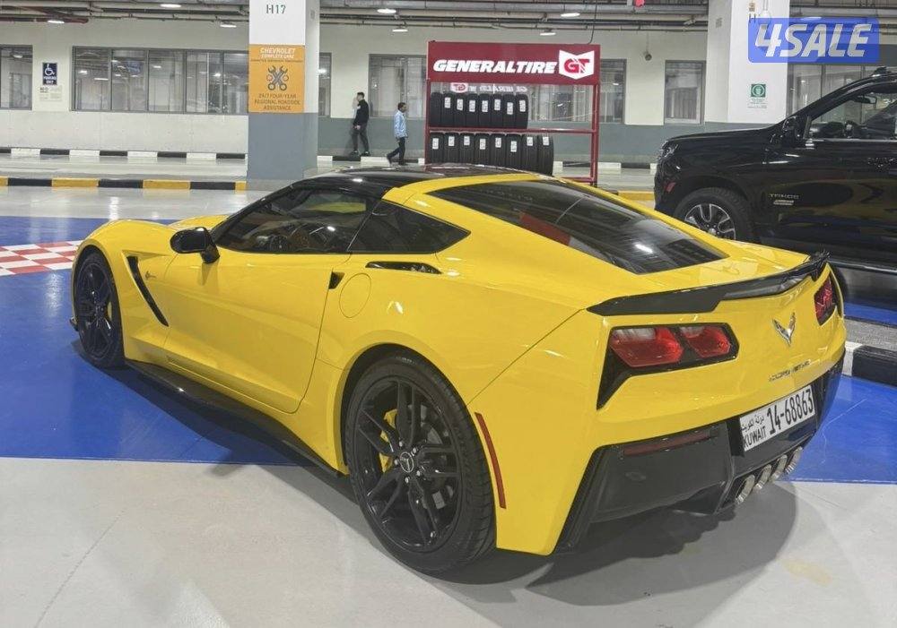 كورفيت c7 قير عادي بحاله نادره عداد 69 شرط الفحص بحاله الوكاله9