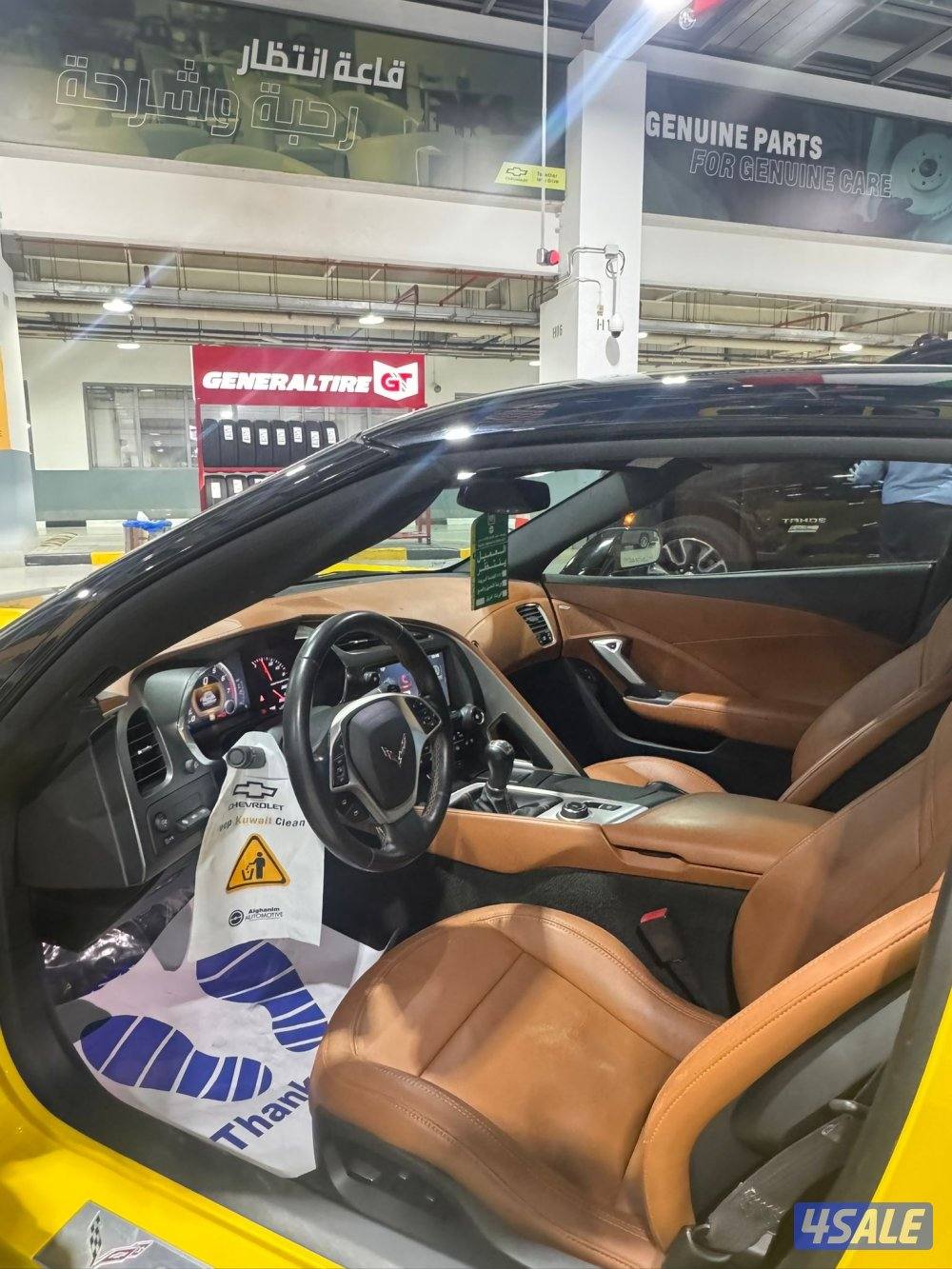 كورفيت c7 قير عادي بحاله نادره عداد 69 شرط الفحص بحاله الوكاله14