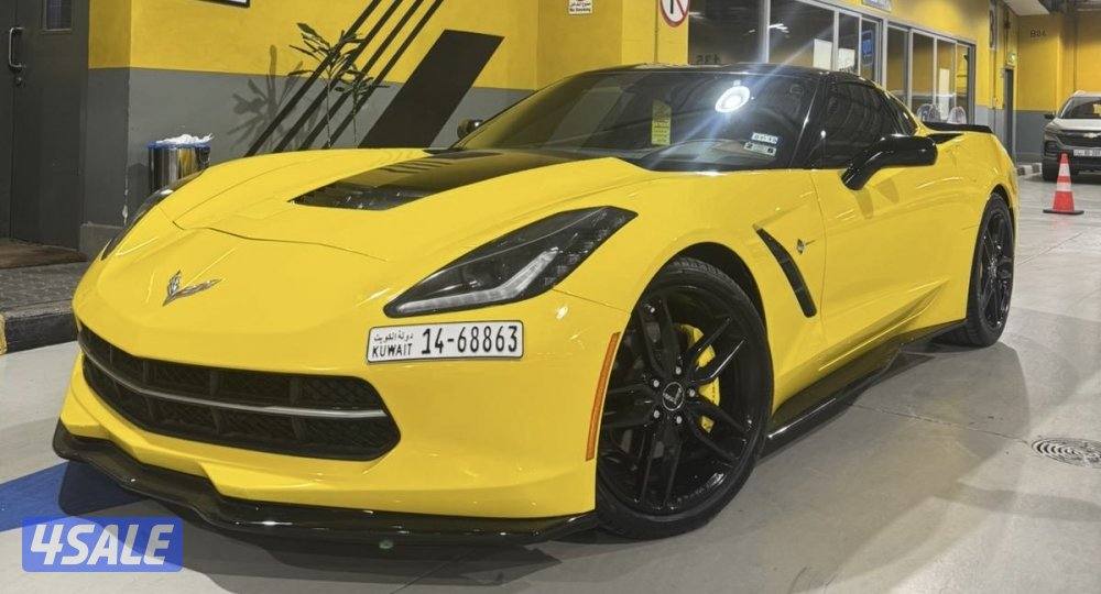 كورفيت c7 قير عادي بحاله نادره عداد 69 شرط الفحص بحاله الوكاله15