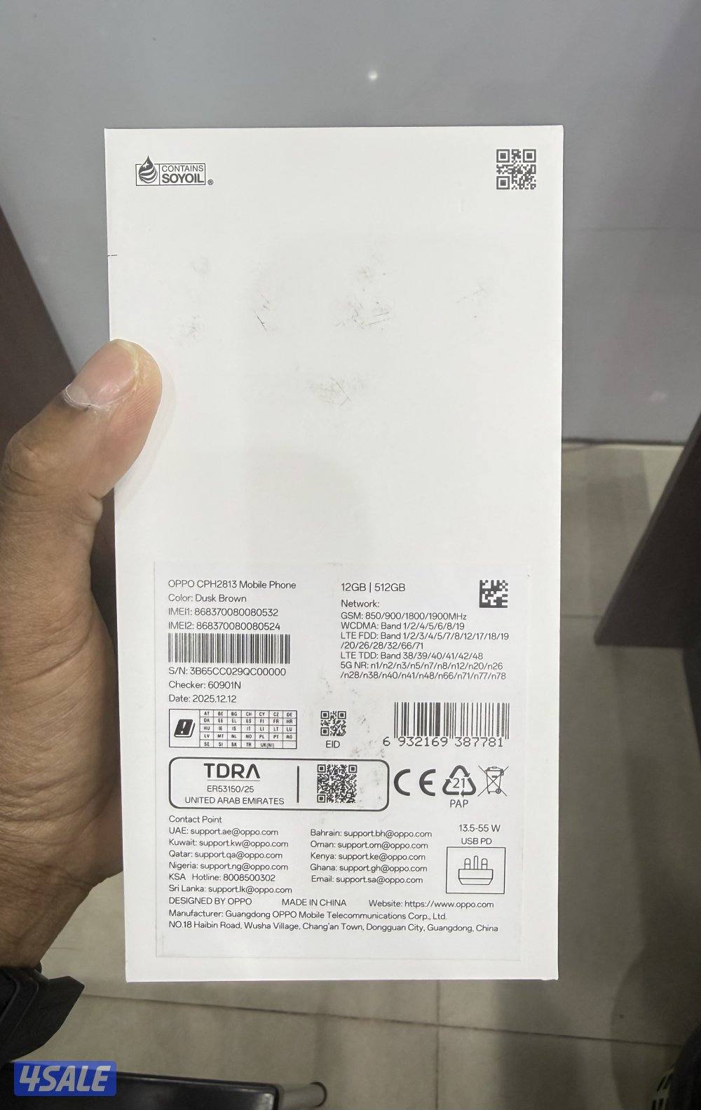 Oppo Reno 15 pro 512gb used available0