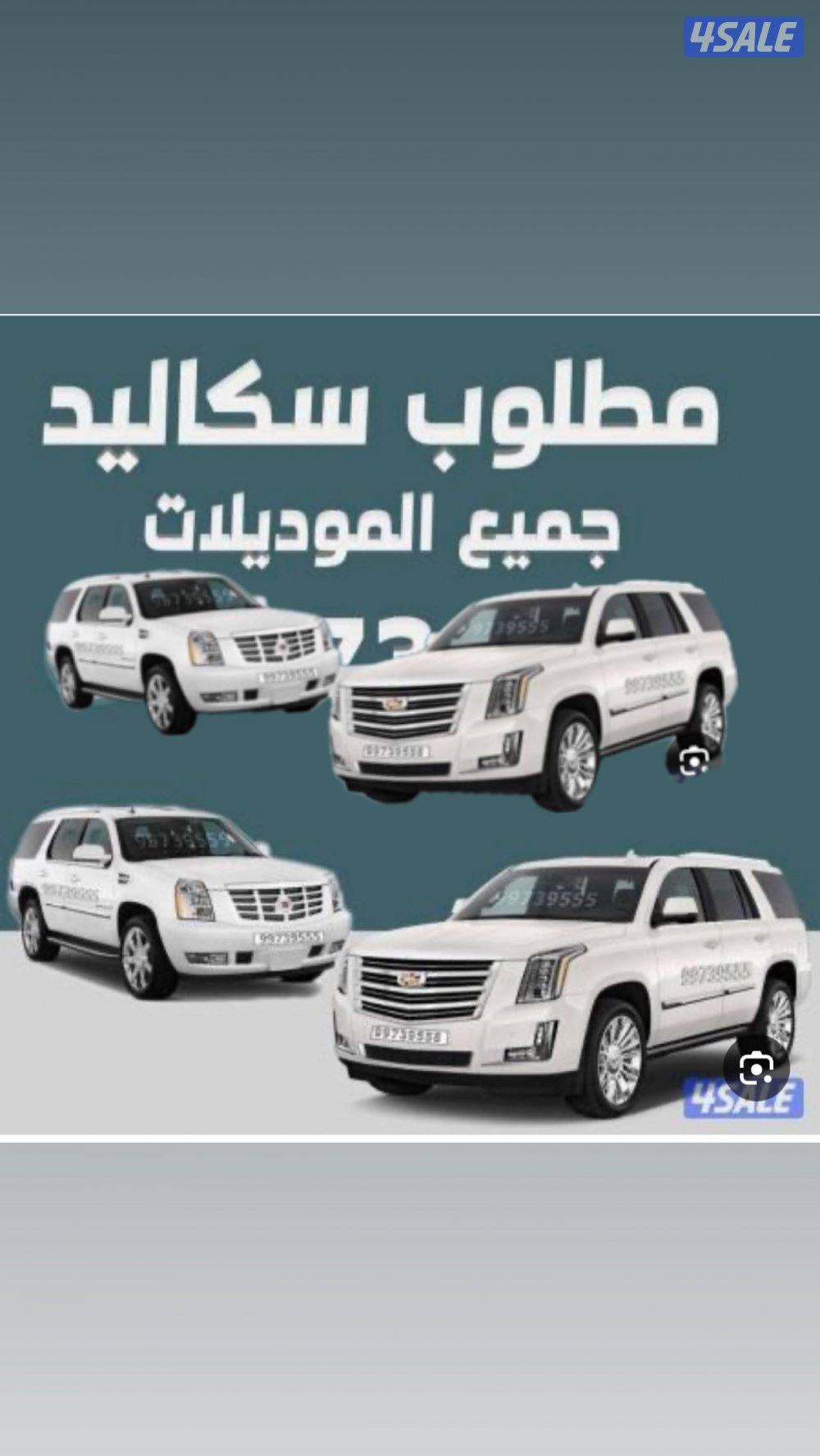 مطلوب اسكاليد باي حاله وتساب وتصال240