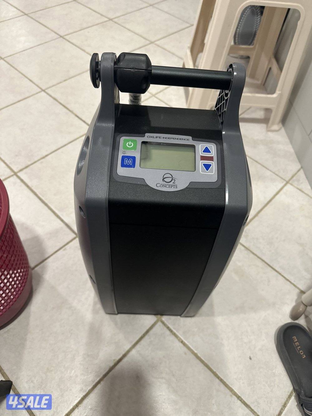 مولد اكسجين بطاريه للطيارة وخارج المنزل OXLIFE0