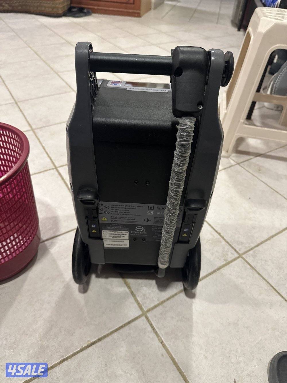 مولد اكسجين بطاريه للطيارة وخارج المنزل OXLIFE2