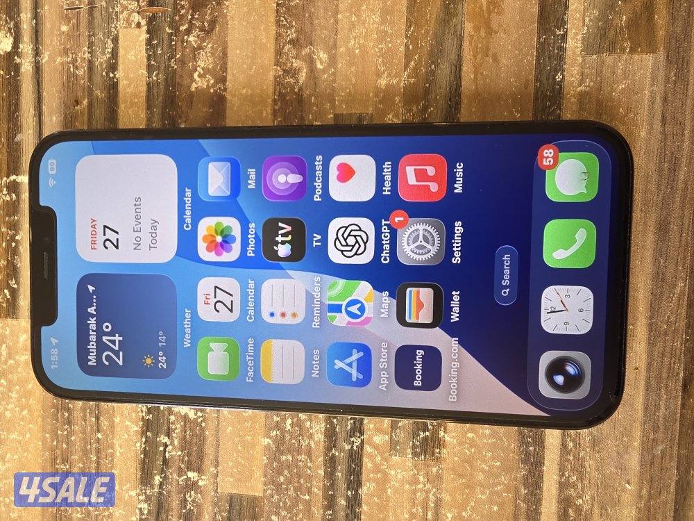 للبيع آيفون 12 برو ماكس بحالة ممتازة0