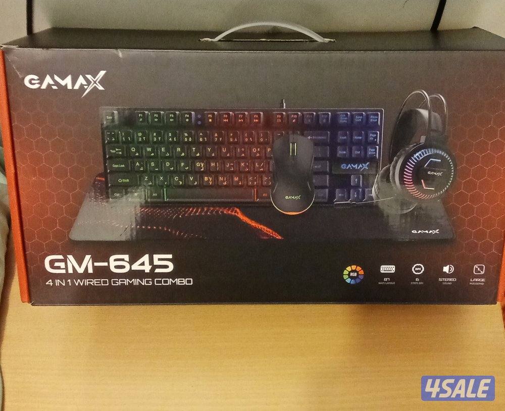 gaming combo gamax GM-645 / مجموعة ألعاب gamax GM-6450