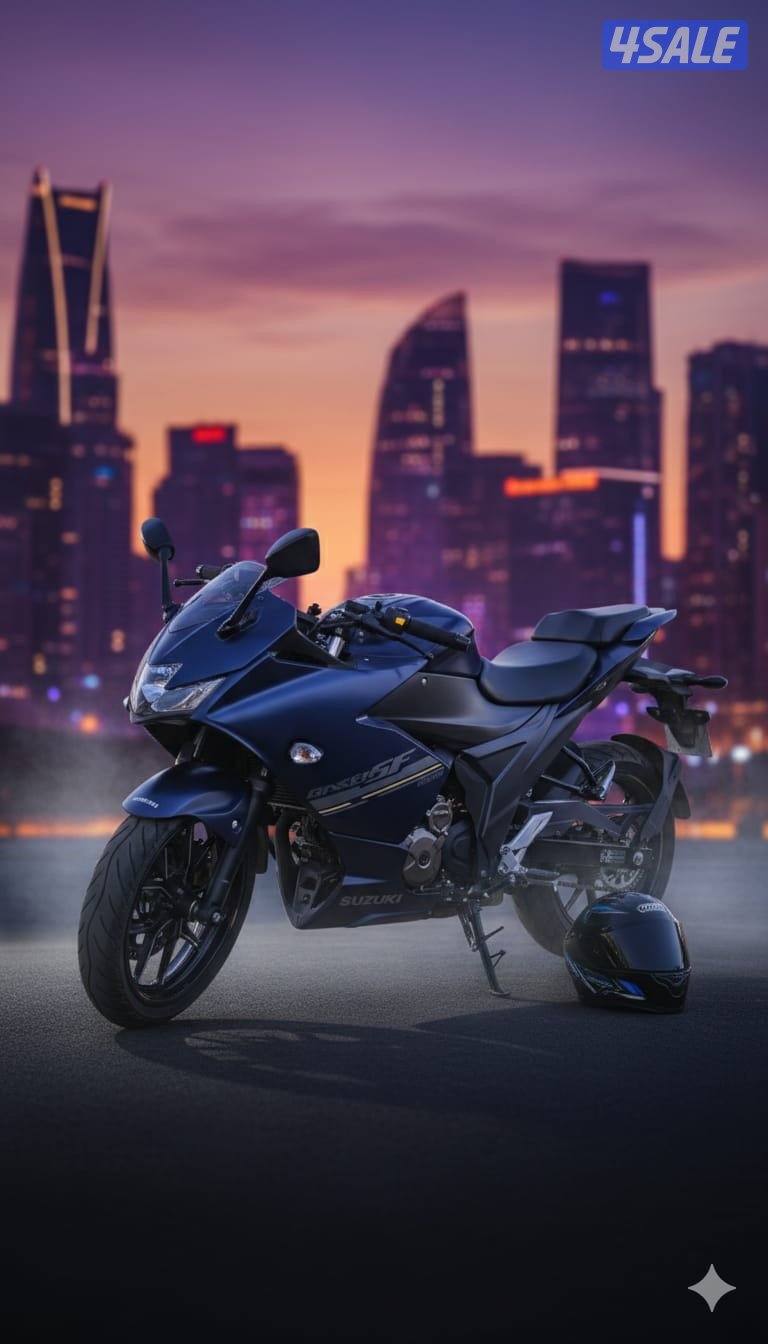 سوزوكي جيكسر 2024 - Suzuki Gixxer (بحالة الوكالة ممشى 2400 كم)0