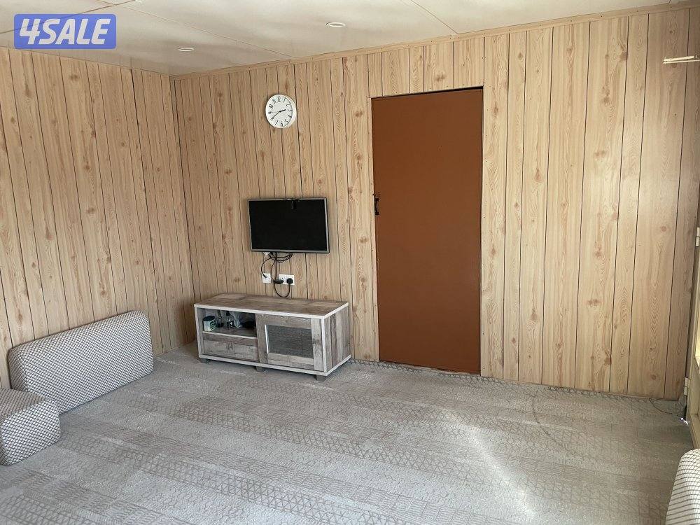 للبيع شاليه ثابت  ٦ في ٤ مقسم غرفه دورة مياه ومطبخ تحضري5