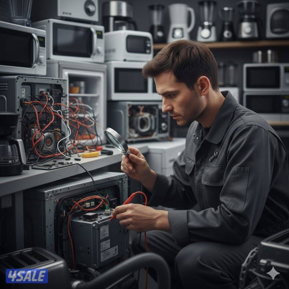 تصليح غسالات ونشافات. وثلاجات وفريزرات وأفران غاز وكهرباء5