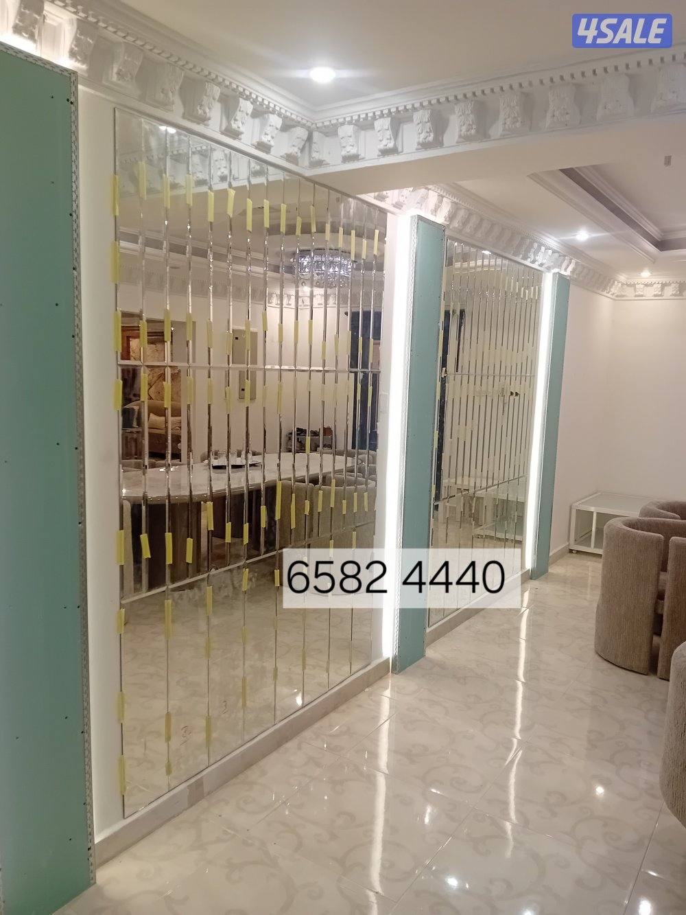 تفصيل وتركيب زجاج ومرايات2