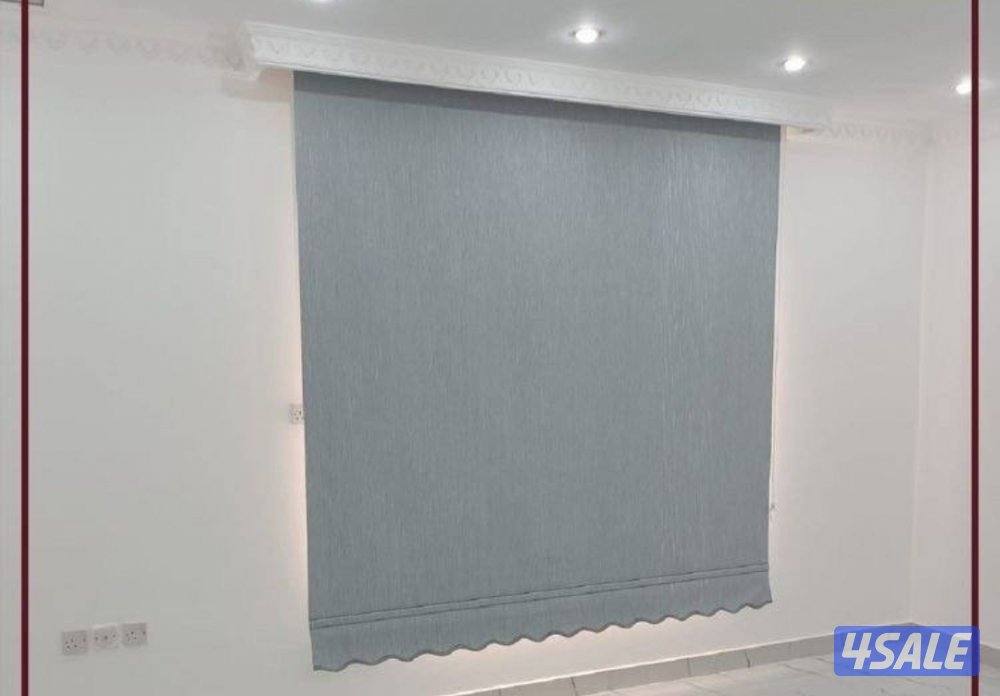 تفصيل ستائر لنن وعازل حراري لنن وخام شنتون افخم انواع الستائر0