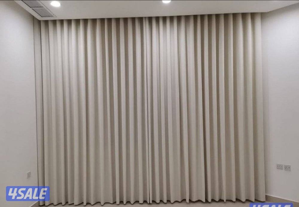 تفصيل ستائر لنن وعازل حراري لنن وخام شنتون افخم انواع الستائر2