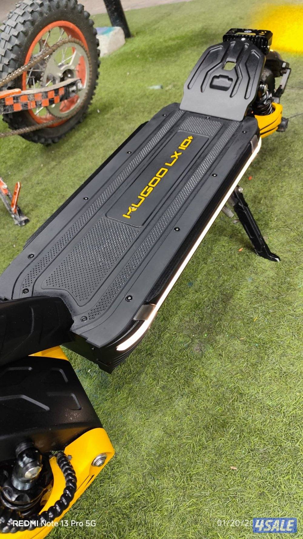 سكوتر kugoo lx10+ يمشي ٧٥ و معداته كامله/للتواصل واتس اب قابل للتفاوض3