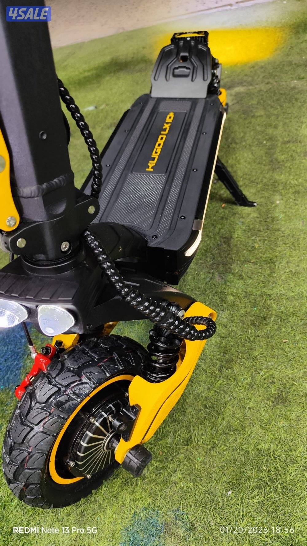 سكوتر kugoo lx10+ يمشي ٧٥ و معداته كامله/للتواصل واتس اب قابل للتفاوض4