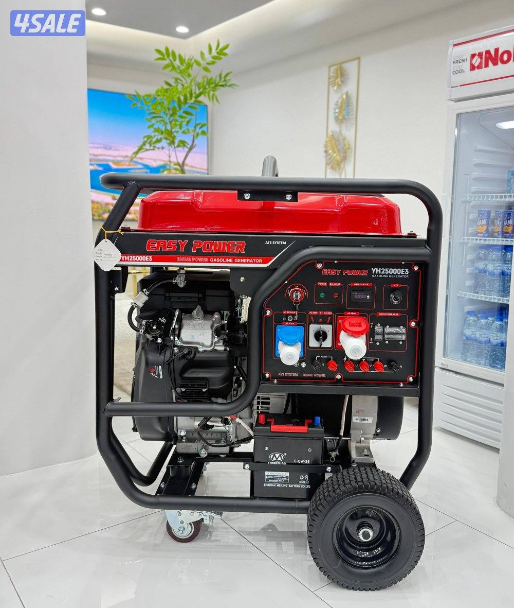 مولد كهربائي يعمل بالبنزين بقوة 22000 الف واط طاقة احتياطية محمولة0