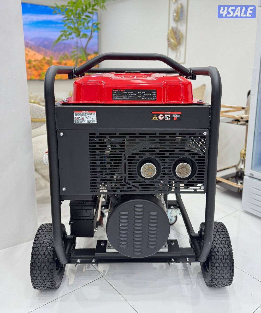 مولد كهربائي يعمل بالبنزين بقوة 22000 الف واط طاقة احتياطية محمولة2