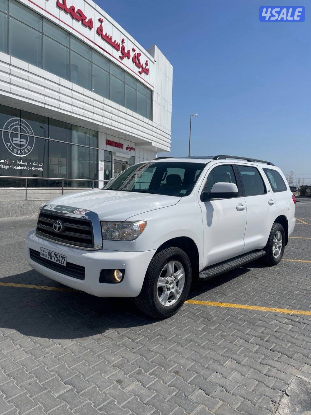 تويوتا سيكويا 2014 فحص جير مكينه شاصي البدي قطعتين وارد قطر0