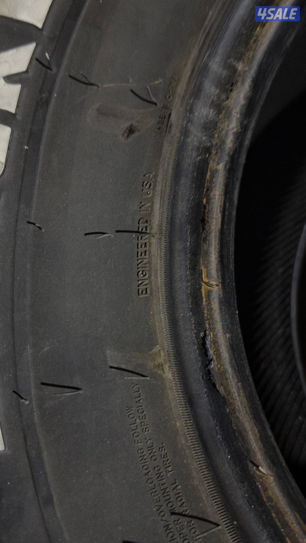 للبيع 4 تواير بلاك بير 33/12.5/رنق15 حجري مخزنه مكان ممتاز انظاف جداً3