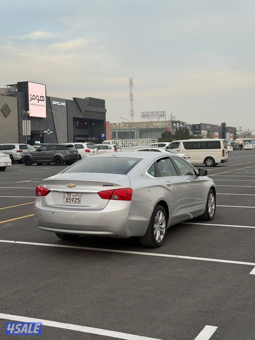 شفروليه امبالا LT موديل 2018 لون فضي عداد 198 الف بحاله ممتازة2