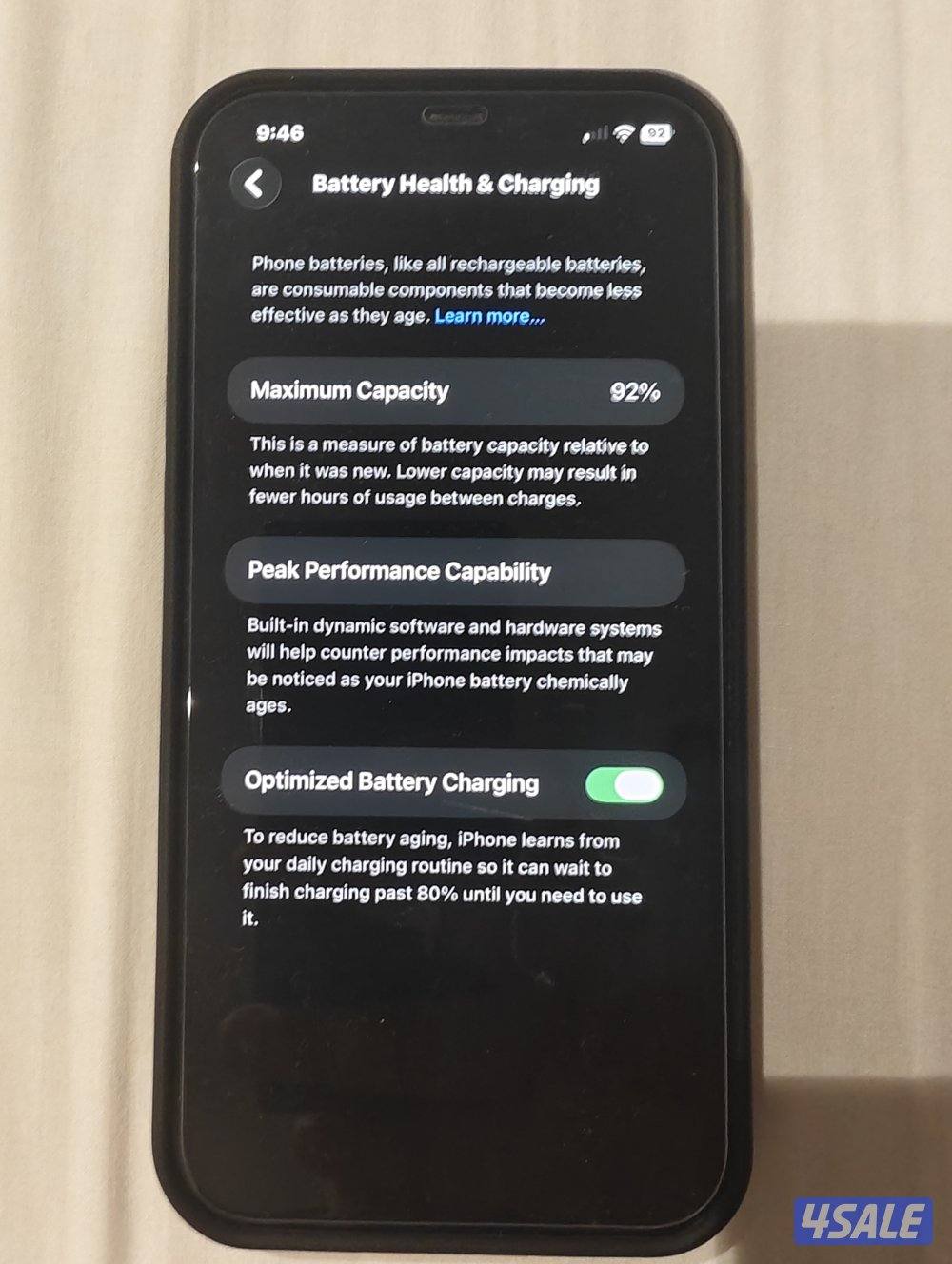 iPhone 12 Pro Max Blue 256gb 92% Battery health3