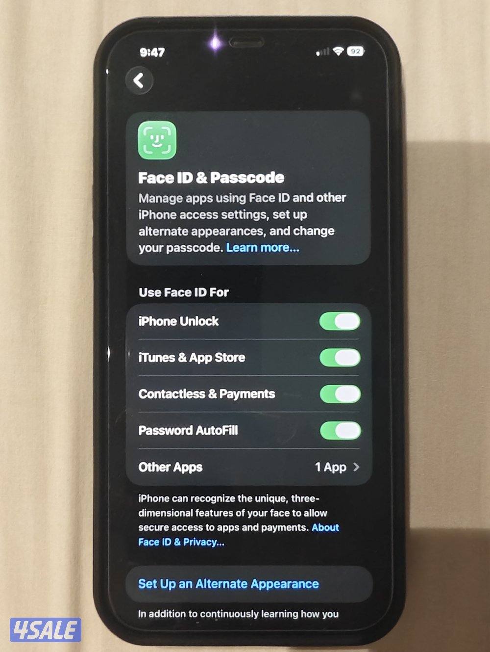 iPhone 12 Pro Max Blue 256gb 92% Battery health5