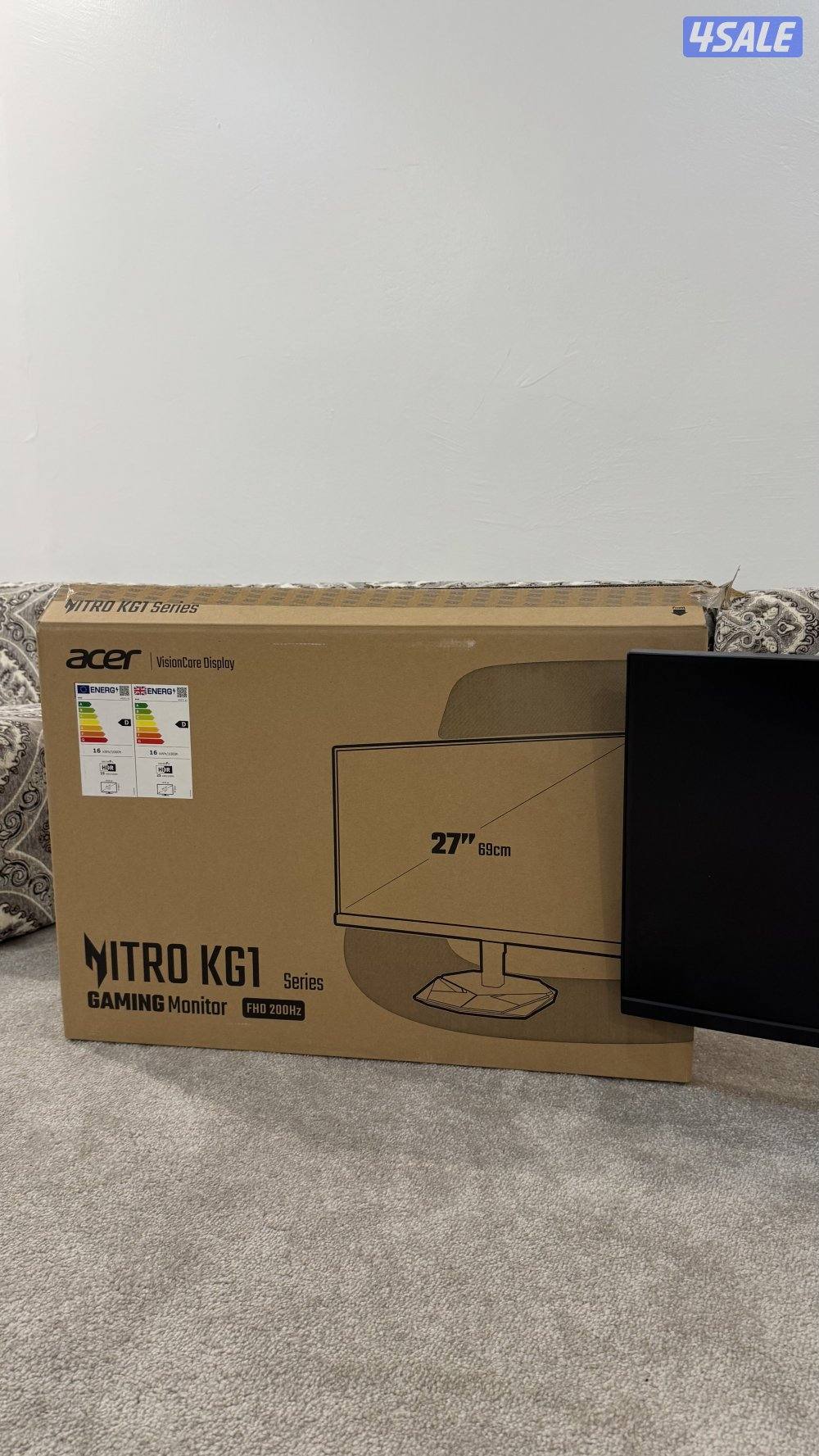 شاشة آيسر 200 هيرتز 0.5ms IPS HDR sRGB ZERO FRAME 27 بوصة0