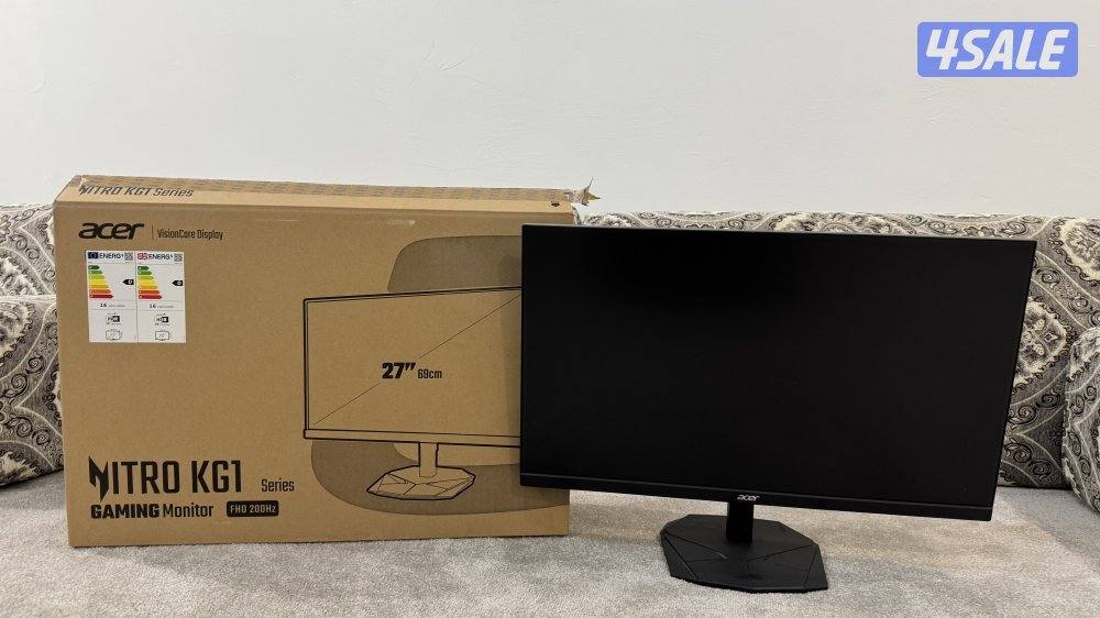 شاشة آيسر 200 هيرتز 0.5ms IPS HDR sRGB ZERO FRAME 27 بوصة1