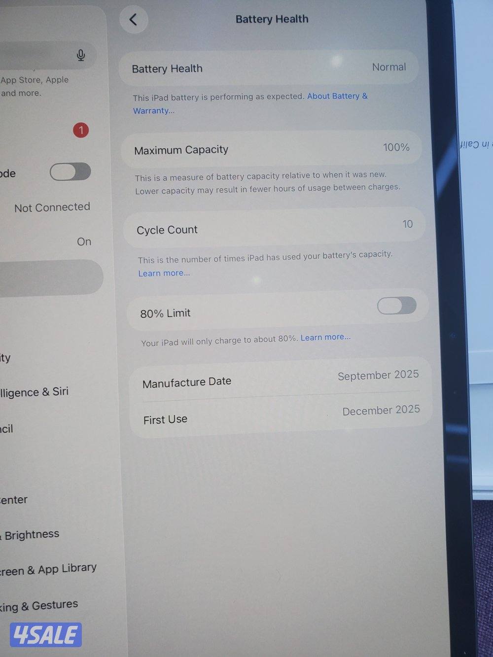 ايباد 11انش m5 إستعمال خفيف جدا. 1تير1