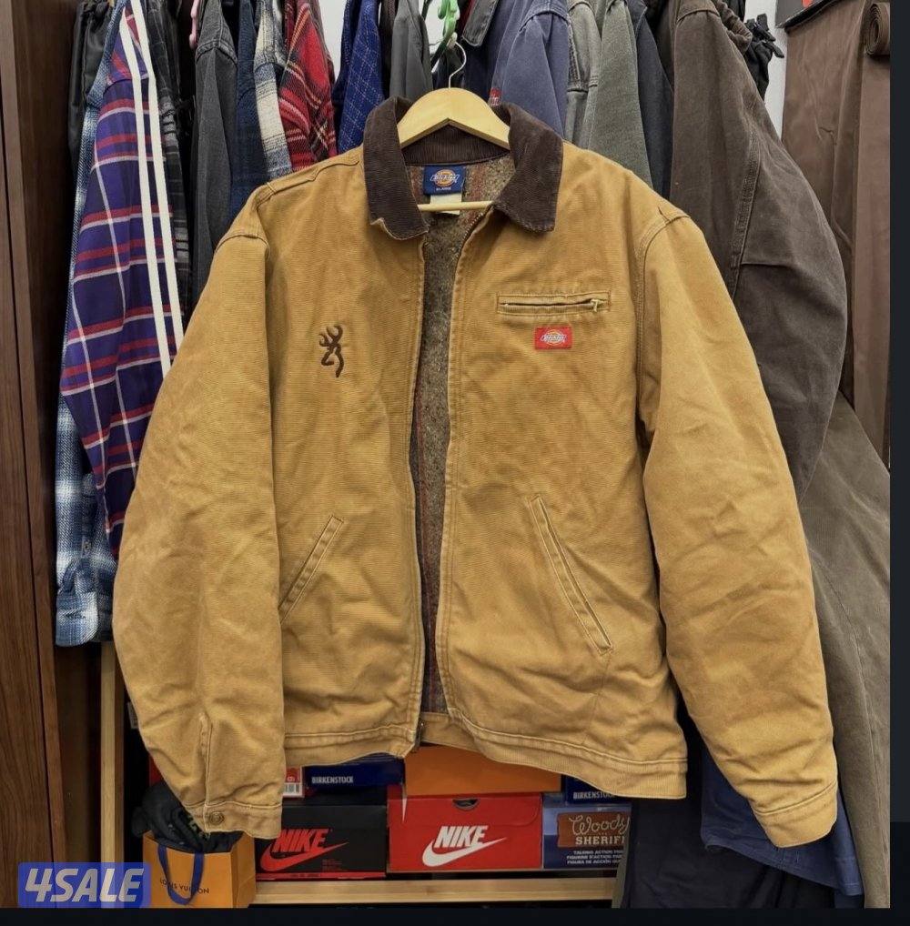 جاكيت  Vintage Dickies أصلي مقاس XL نظيف جداً0