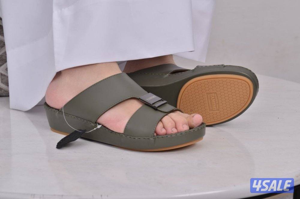 احذية تميمه جلد طبيعي مداس طبي عدم التطبيع والتعرق0