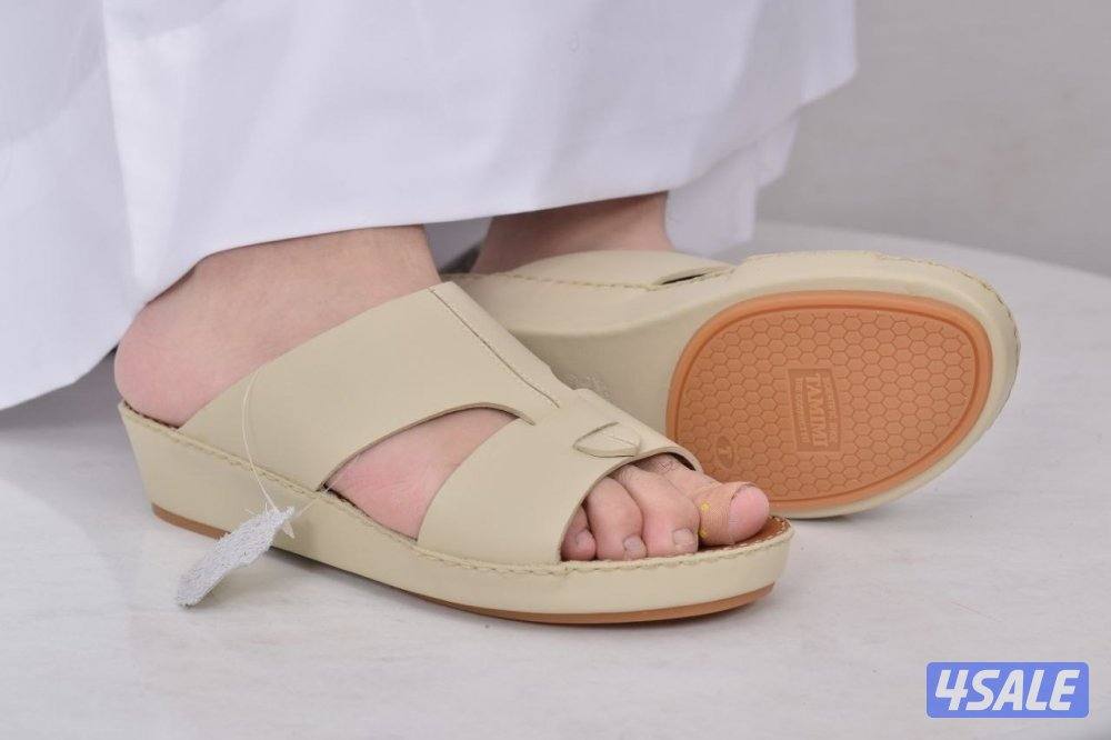 احذية تميمه جلد طبيعي مداس طبي عدم التطبيع والتعرق1